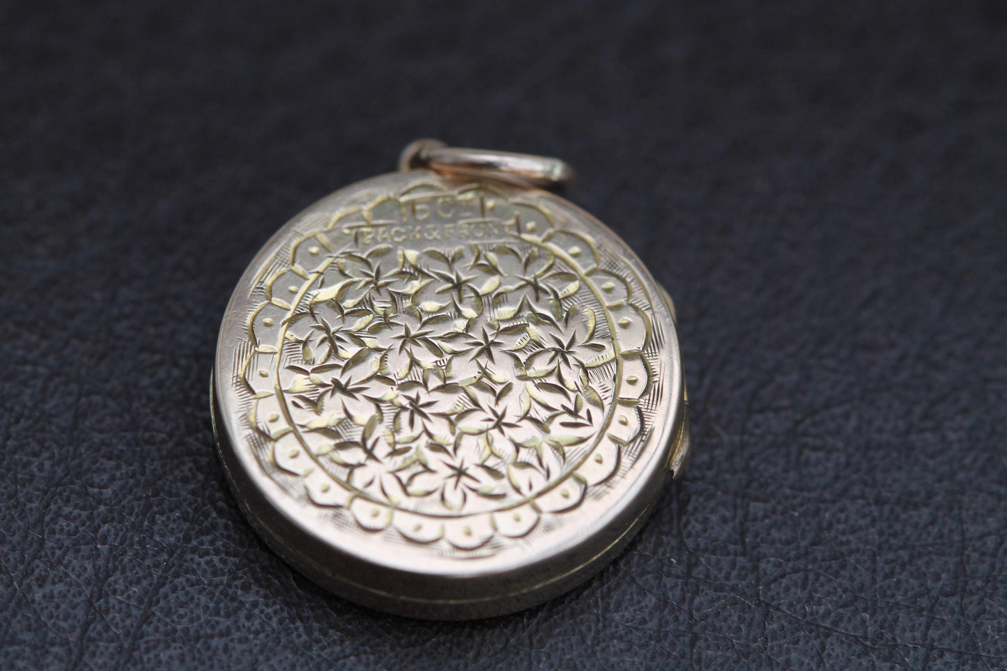 Antique-15ct-Gold-Ivy-Forget-Me-Not-Locket
