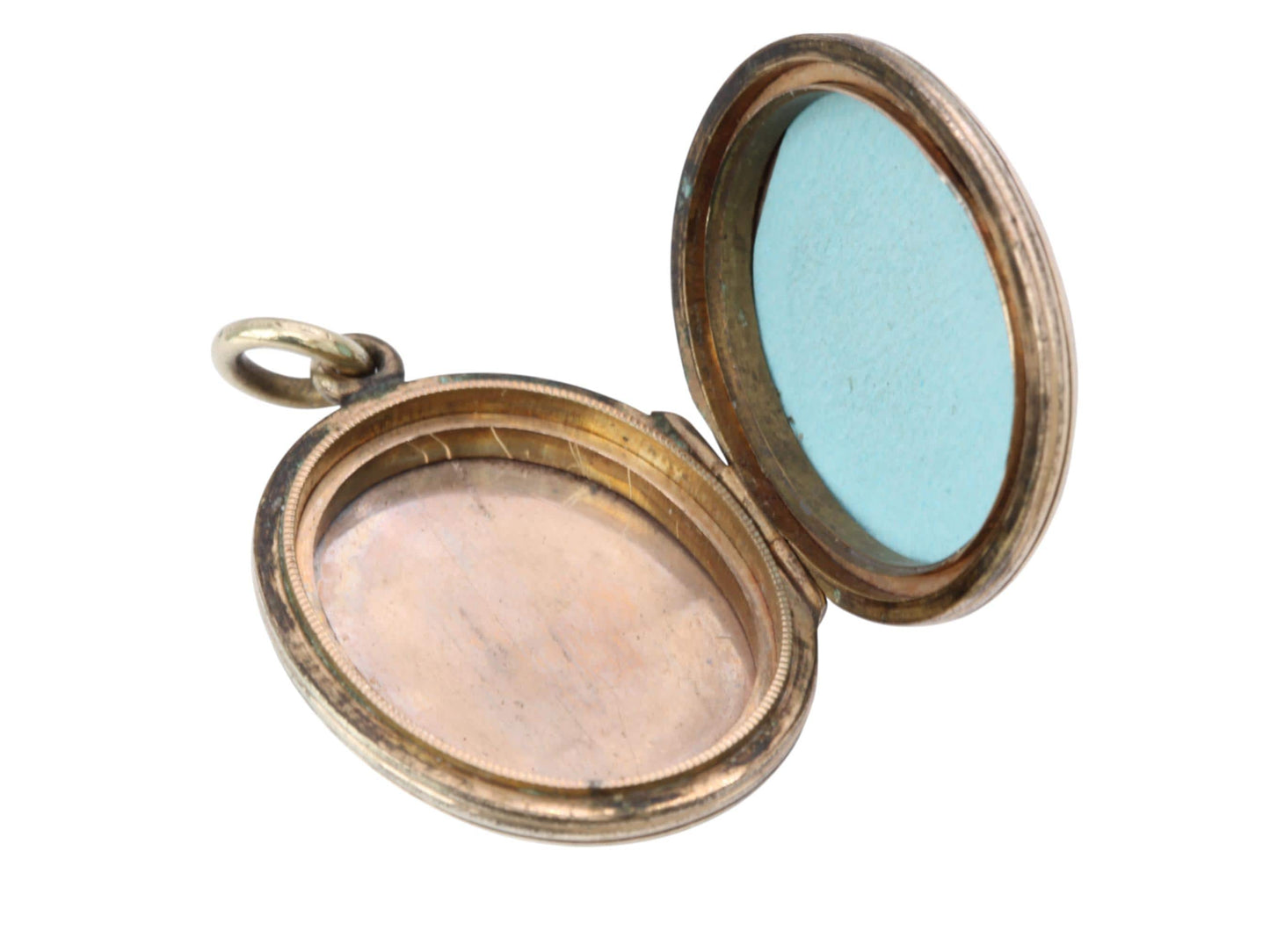 Antique Victorian 9ct Gold Lily Of The Valley Locket