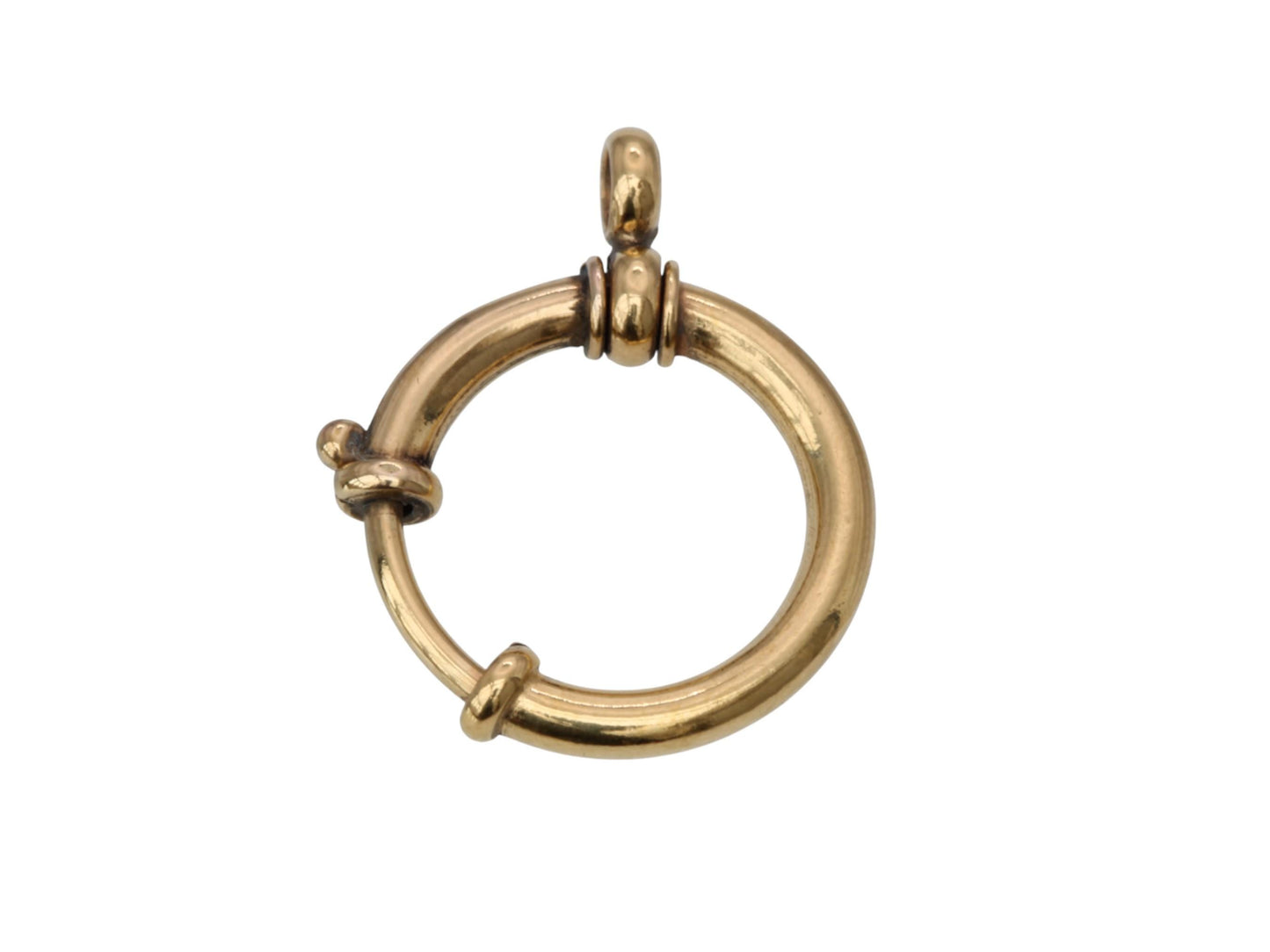 Antique 9ct Rolled Gold Large Bolt Clasp