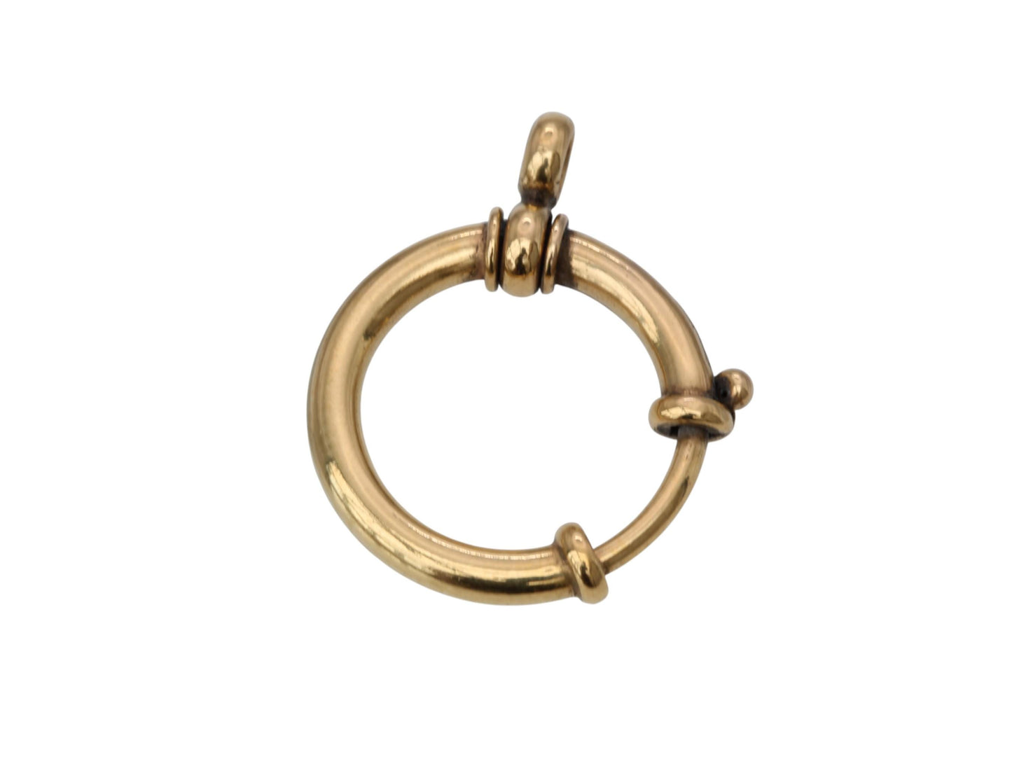 Antique 9ct Rolled Gold Large Bolt Clasp