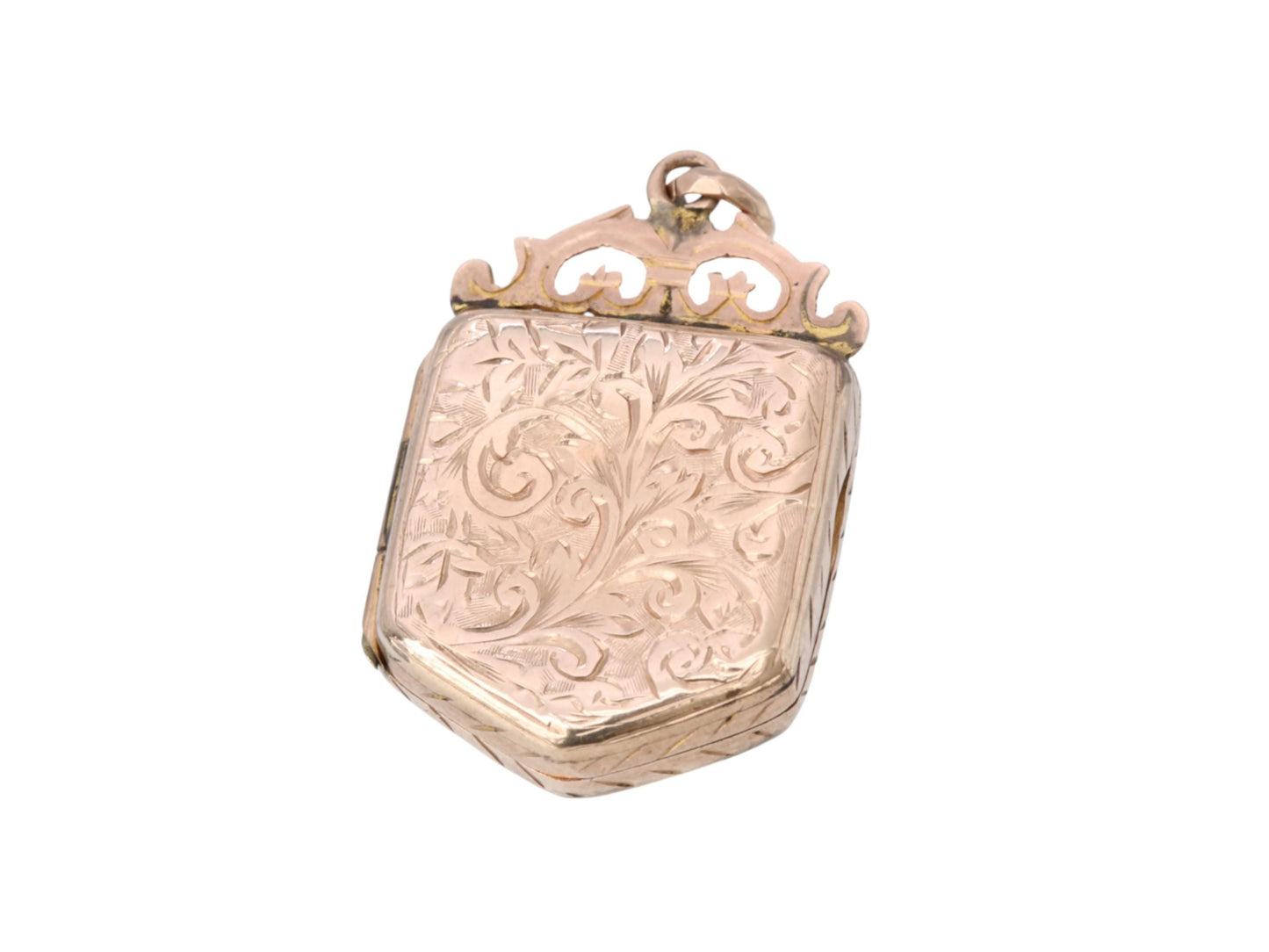 Antique 9ct Gold Shield Locket, 1902