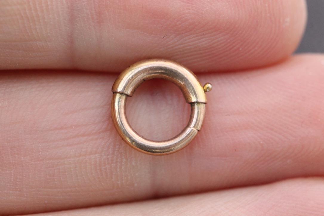 Antique-9ct-Rose-Gold-Bolt-Clasp,-11mm