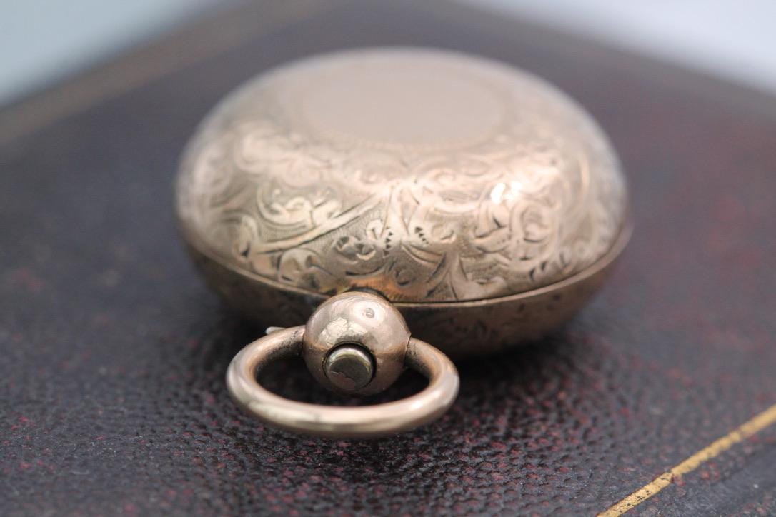 Antique 9ct Gold Filled Dennison Sovereign Case