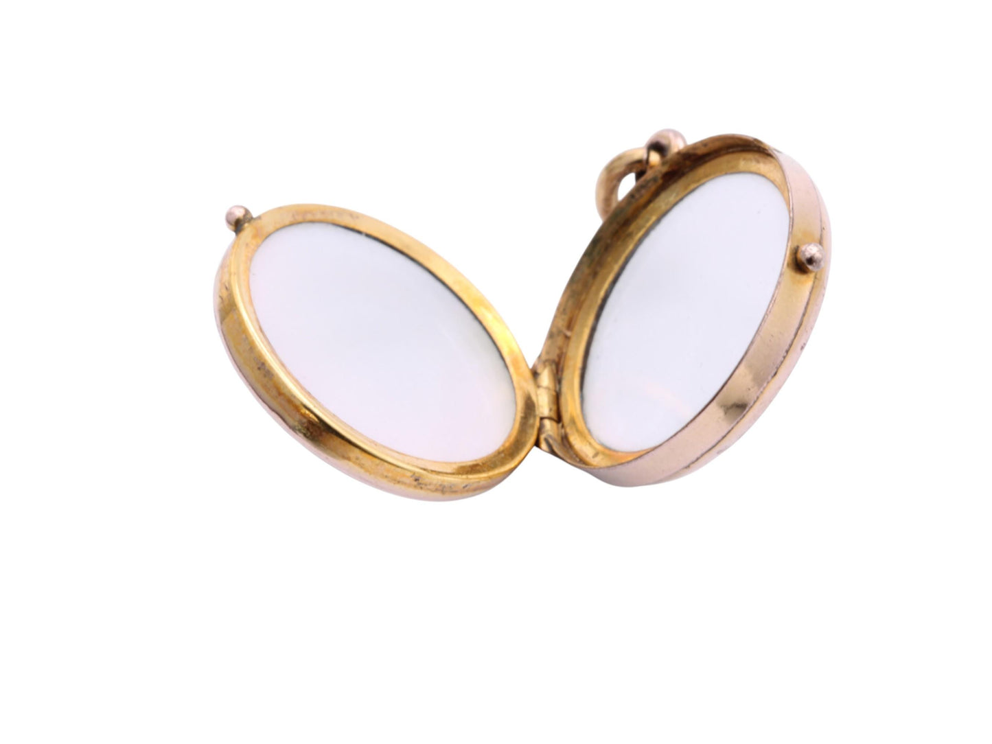 Antique 9ct Gold Glass Locket