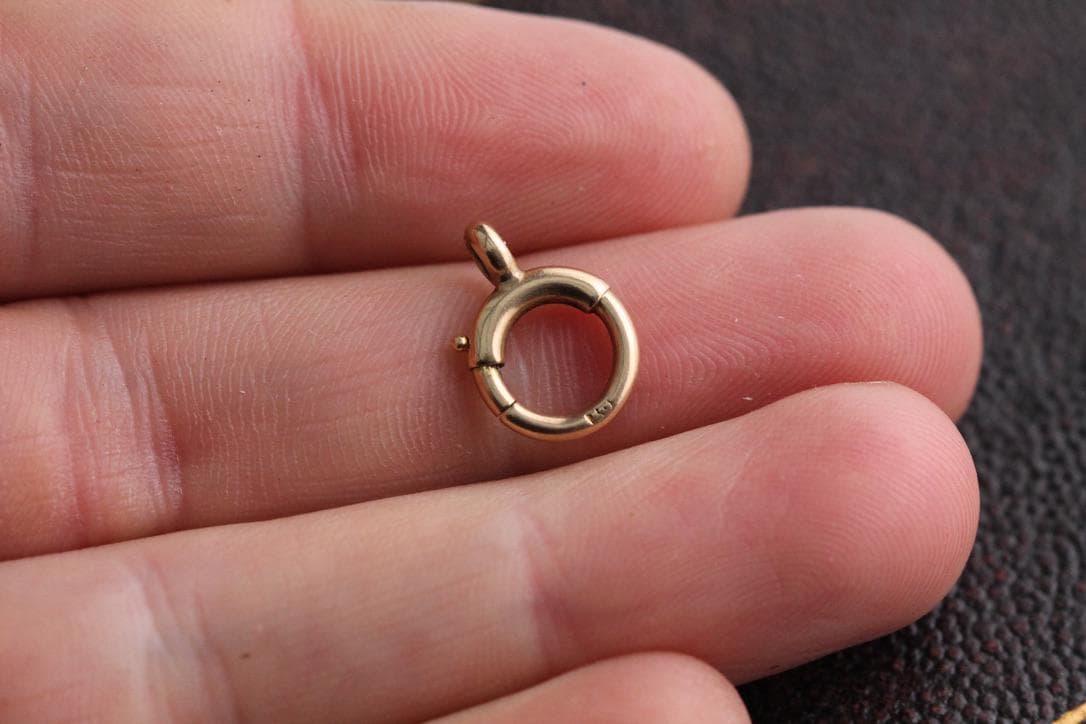 Antique 18ct Gold Bolt Clasp, 10mm