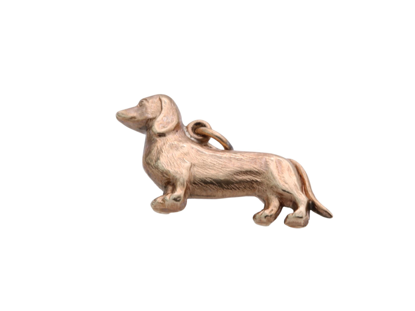 Vintage 9ct Gold Dachshund Sausage Dog Charm
