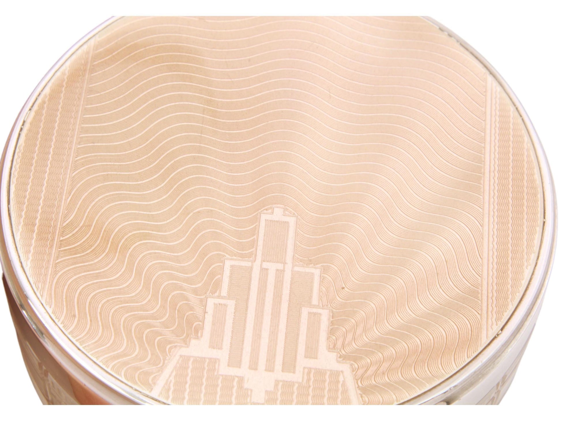 Antique-Sterling-Silver-Enamel-Guilloche-Vanity-Glass-Jar