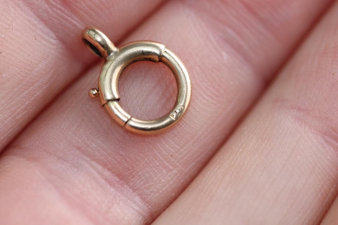 Antique 18ct Gold Bolt Clasp, 10mm