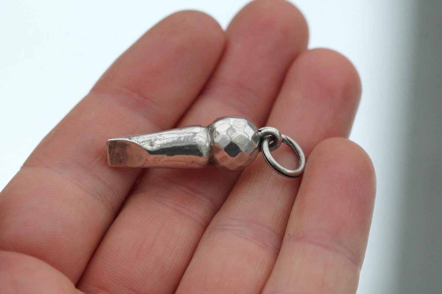 Antique-Sterling-Silver-Whistle-Charm-Pendant