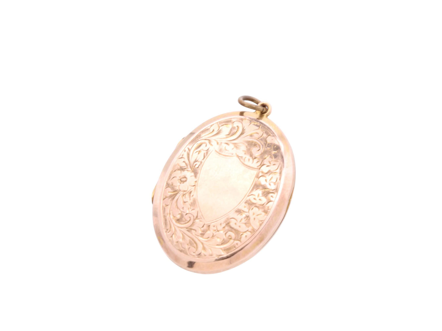 Antique-9ct-Gold-Chased-Oval-Locket
