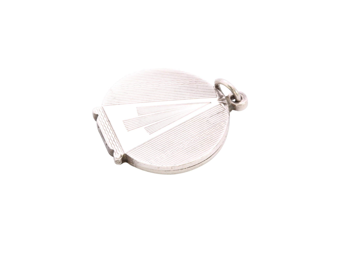 Antique-Art-Deco-Sterling-Silver-Locket