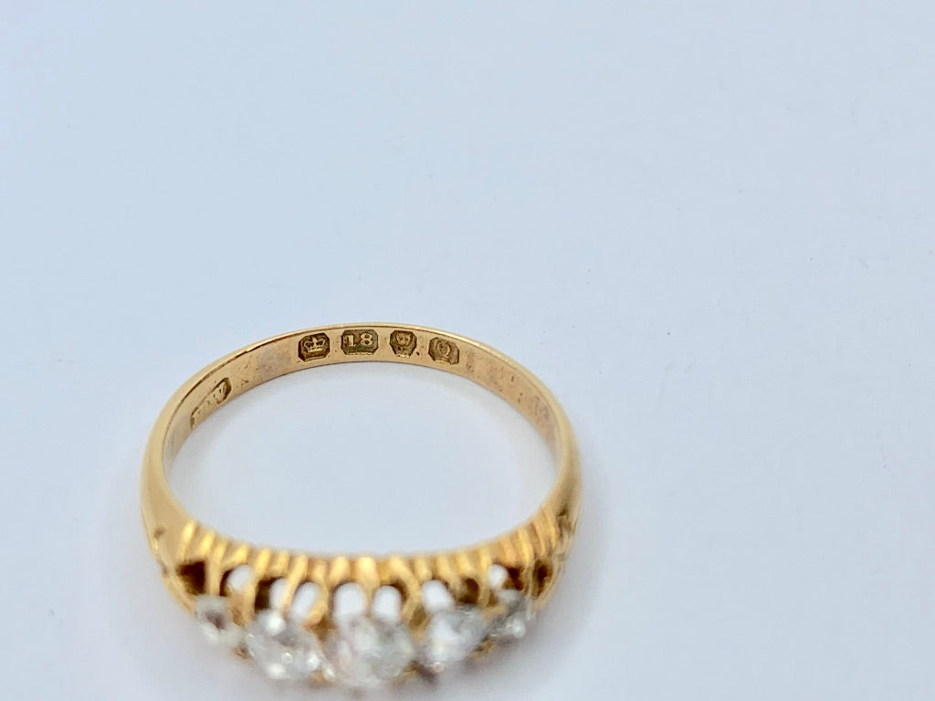 18ct-antique-gold-victorian-diamond-ring