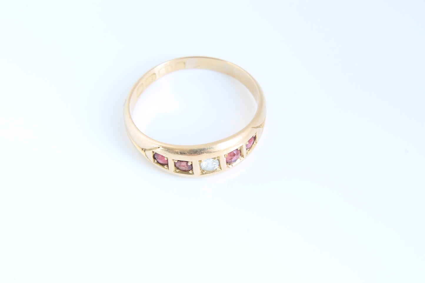 edwardian-18ct-gold-diamond-and-ruby-ring