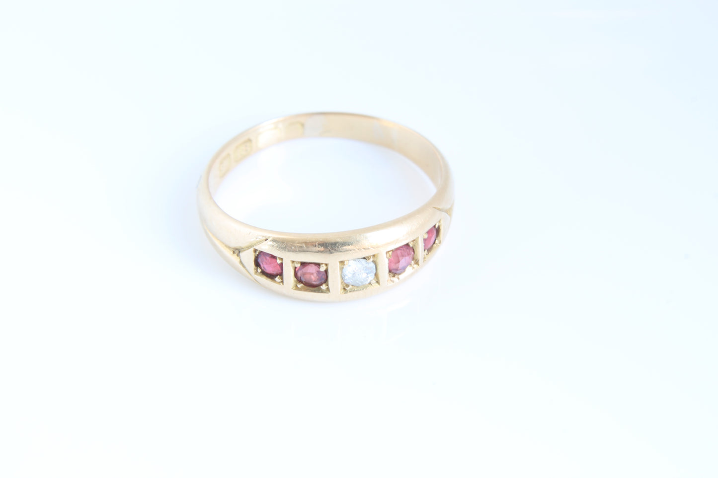 edwardian-18ct-gold-diamond-and-ruby-ring