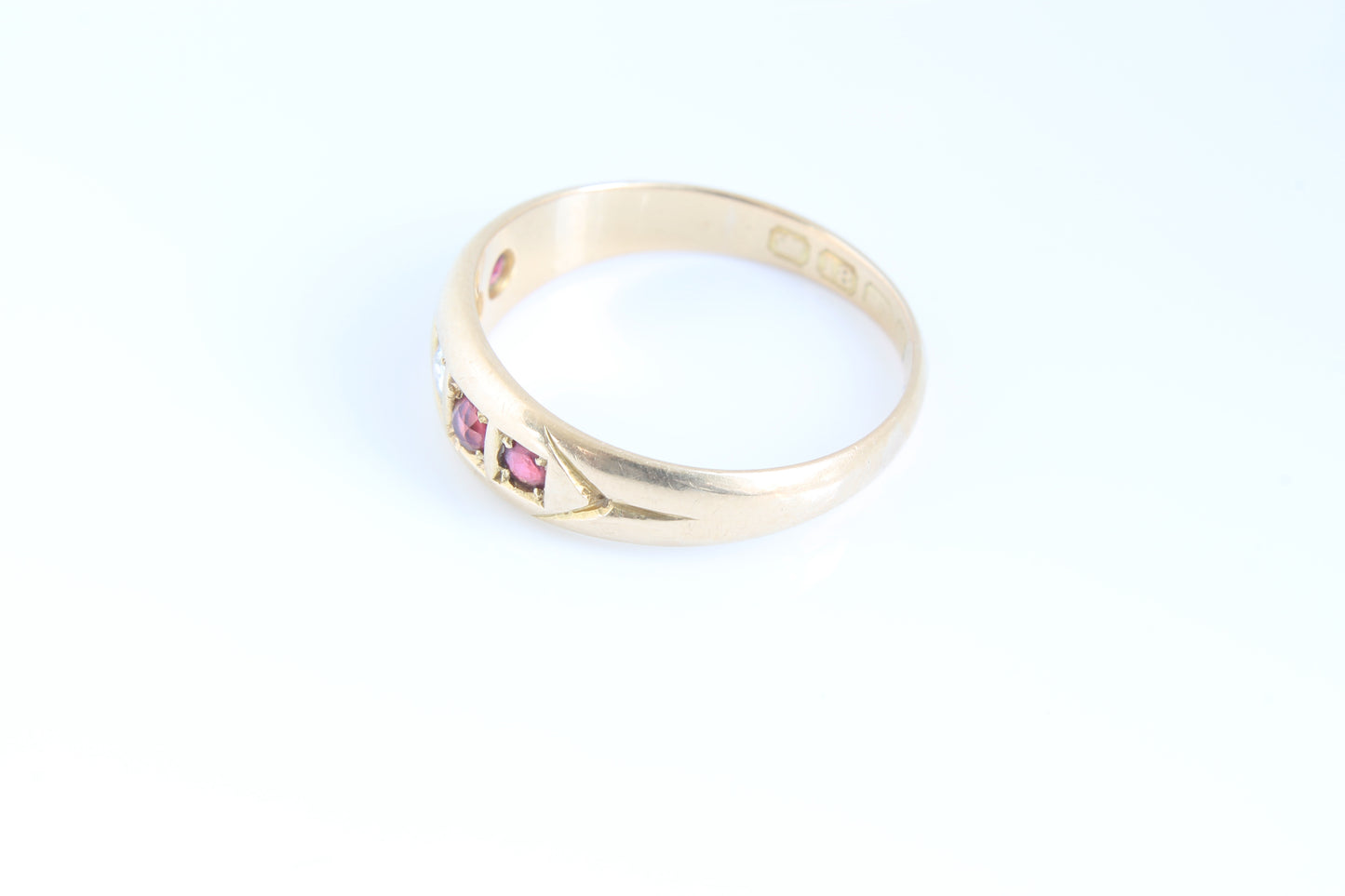 edwardian-18ct-gold-diamond-and-ruby-ring