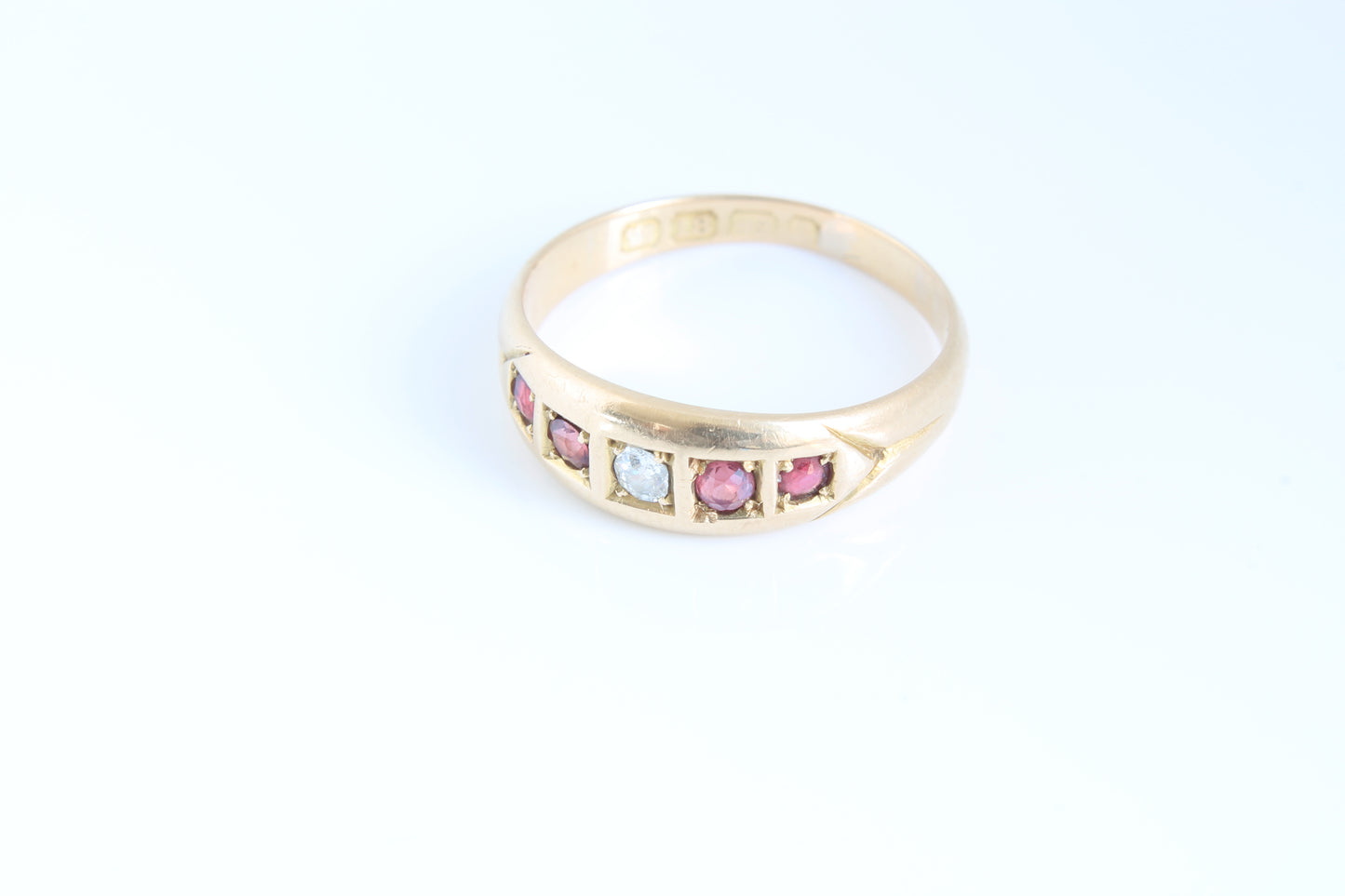 edwardian-18ct-gold-diamond-and-ruby-ring
