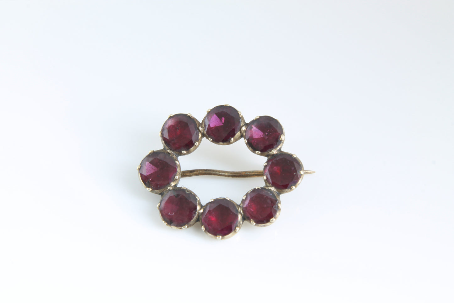 georgian-9ct-gold-and-garnet-brooch