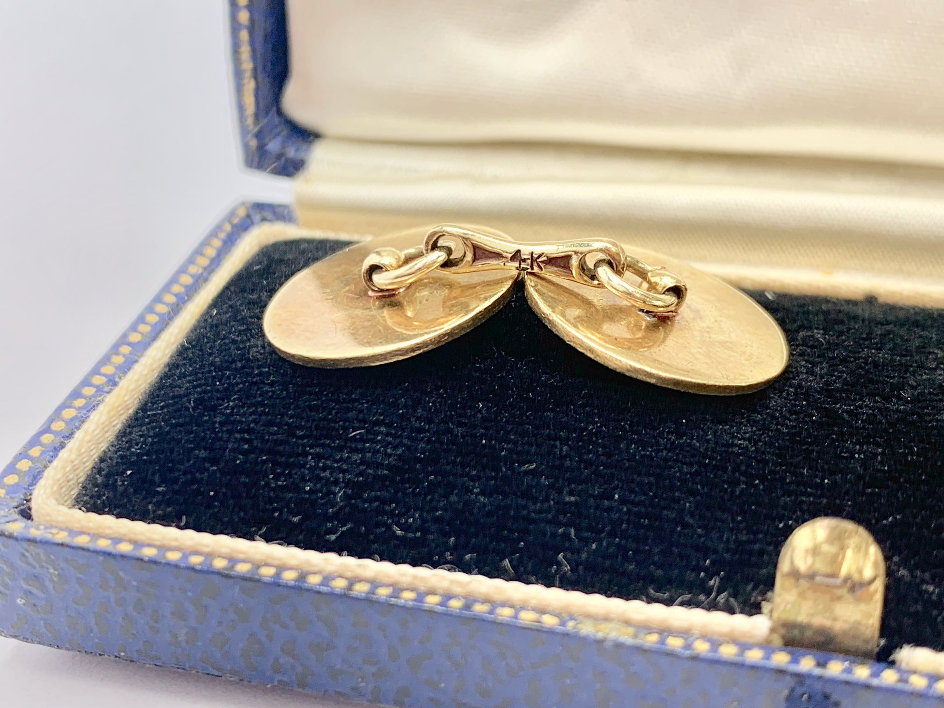 14ct-antique-gold-enamel-cufflinks