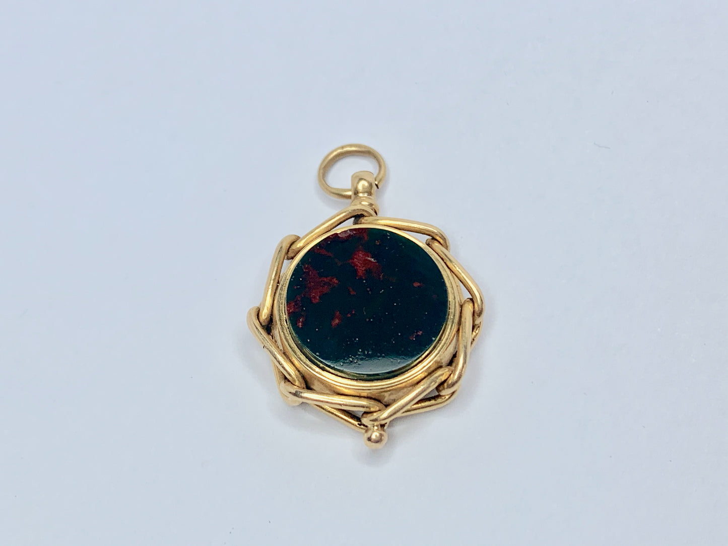 victorian-compass-bloodstone-watch-fob