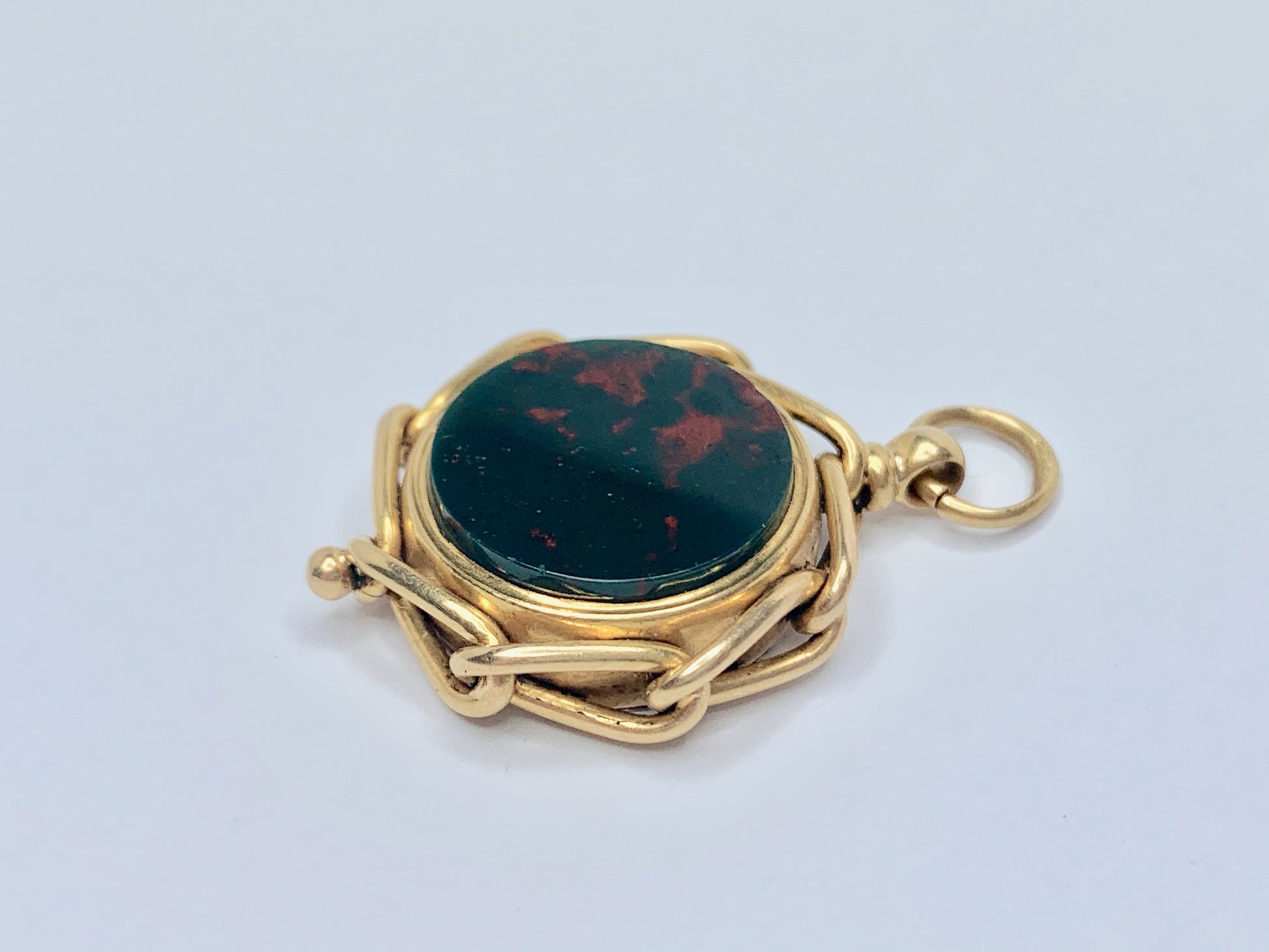 victorian-compass-bloodstone-watch-fob