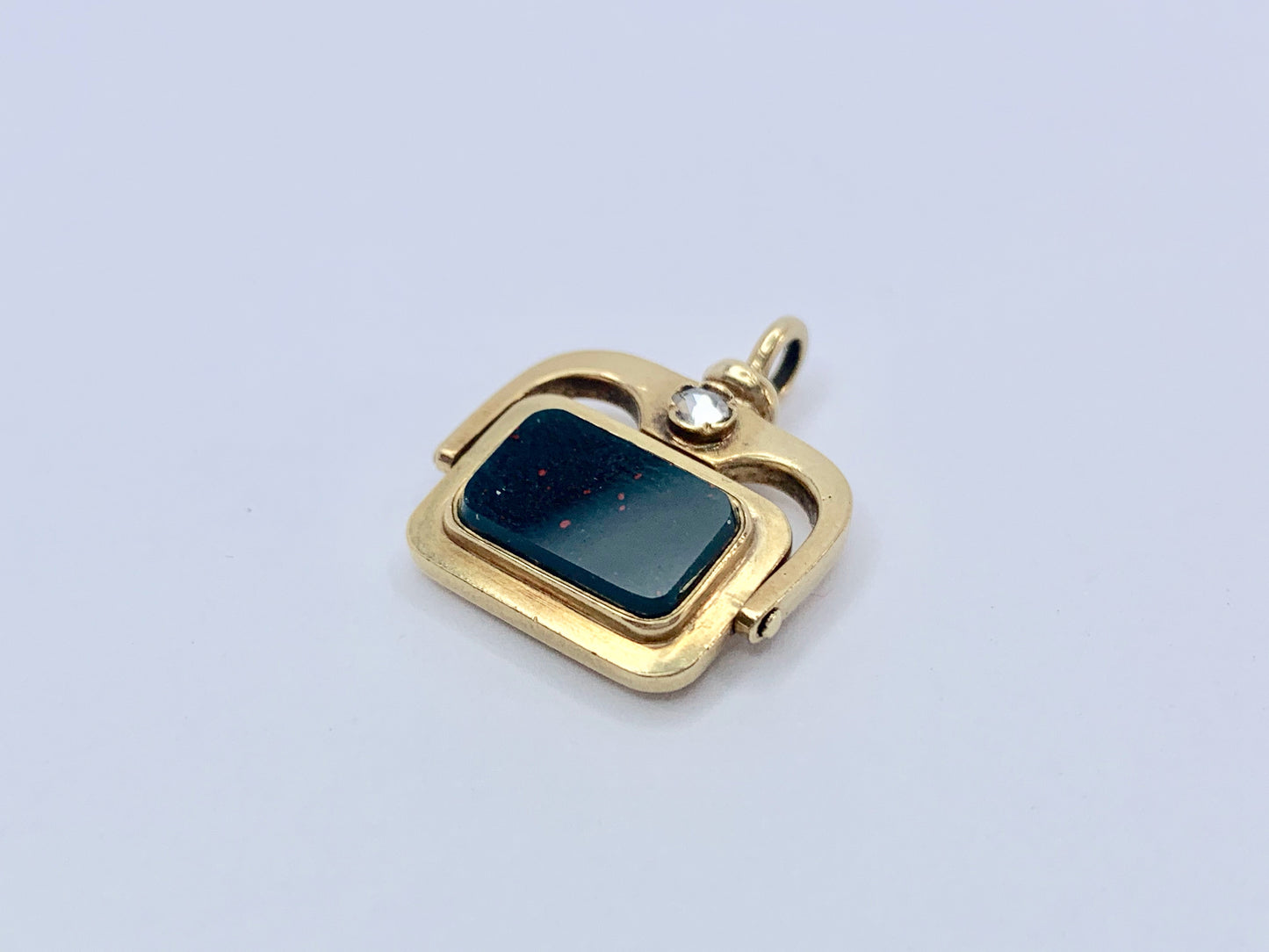 antique-bloodstone-diamond-intaglio-fob