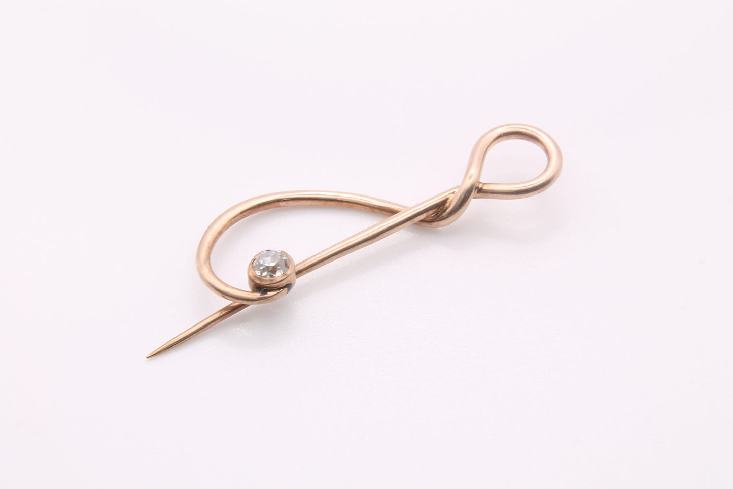 Murrle Bennett 9ct Gold & Diamond Victorian Pin/Brooch