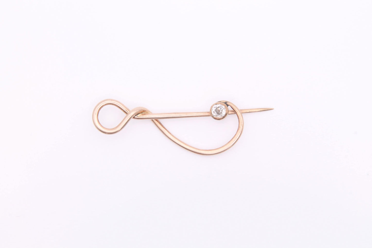 Murrle Bennett 9ct Gold & Diamond Victorian Pin/Brooch