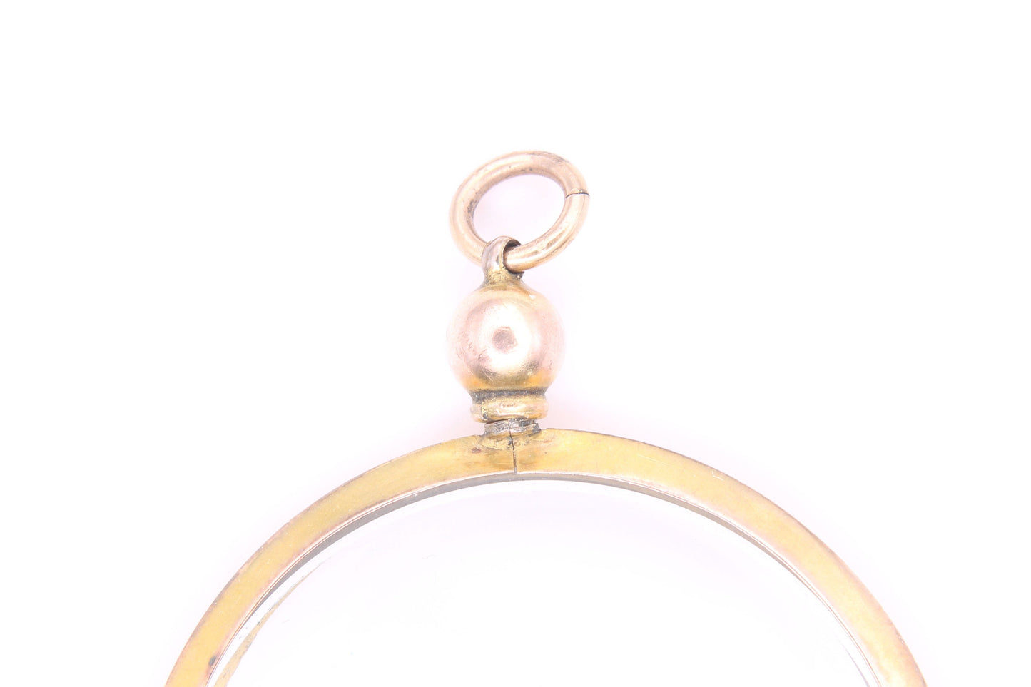 Antique-Edwardian-9ct-Gold-Glass-Pendant---1904