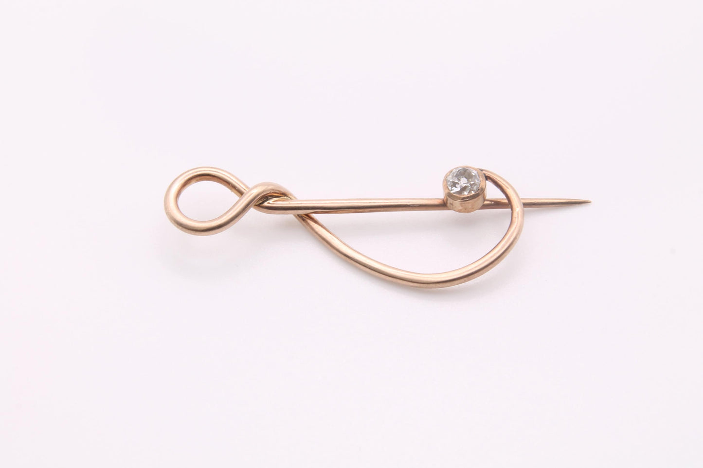 Murrle Bennett 9ct Gold & Diamond Victorian Pin/Brooch