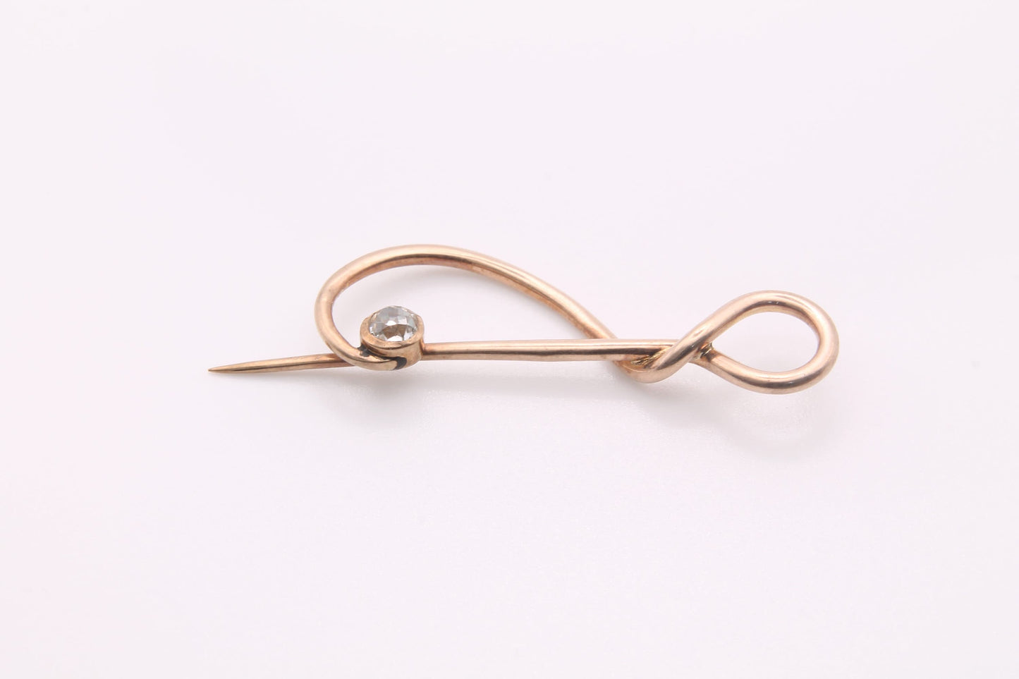 Murrle Bennett 9ct Gold & Diamond Victorian Pin/Brooch