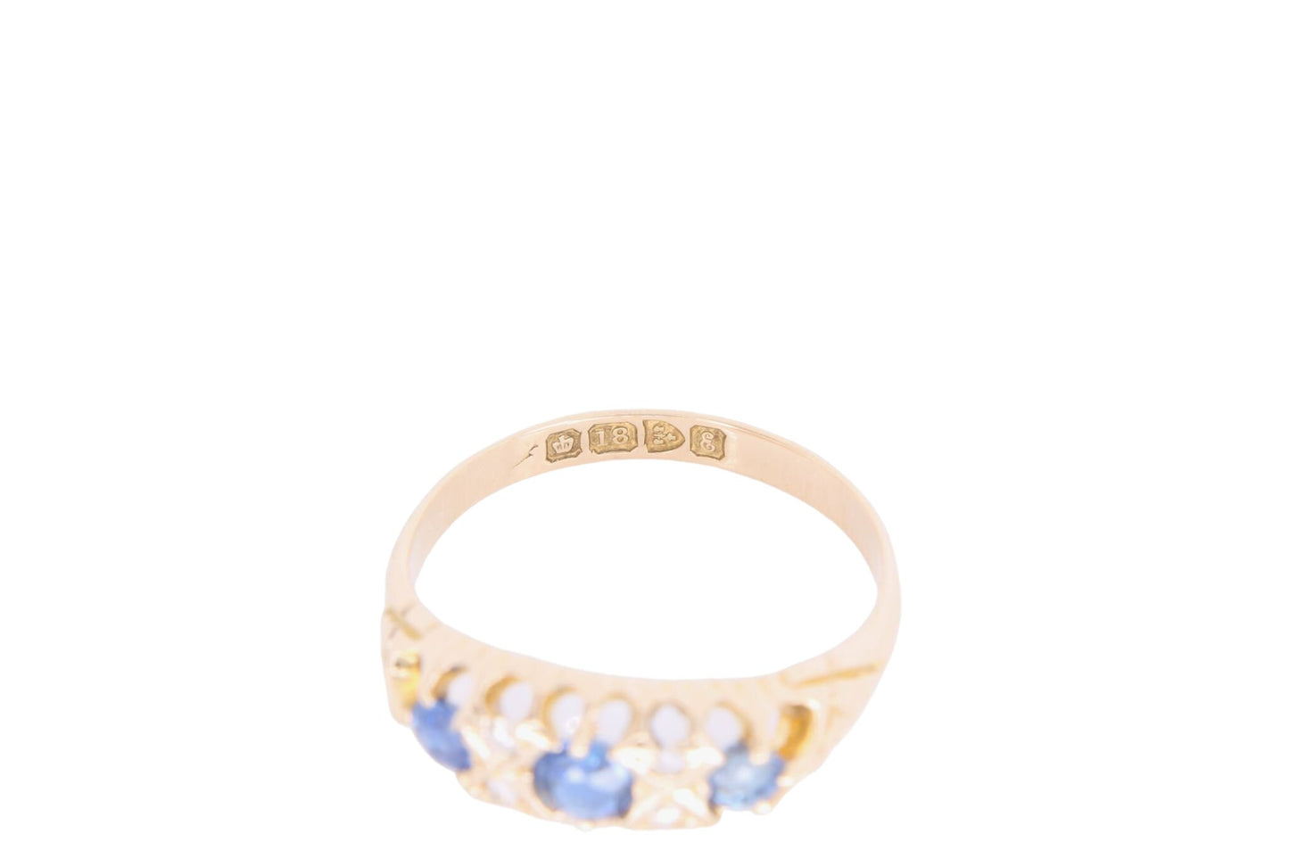antique-edwardian-18ct-gold-diamond-and-sapphire-ring