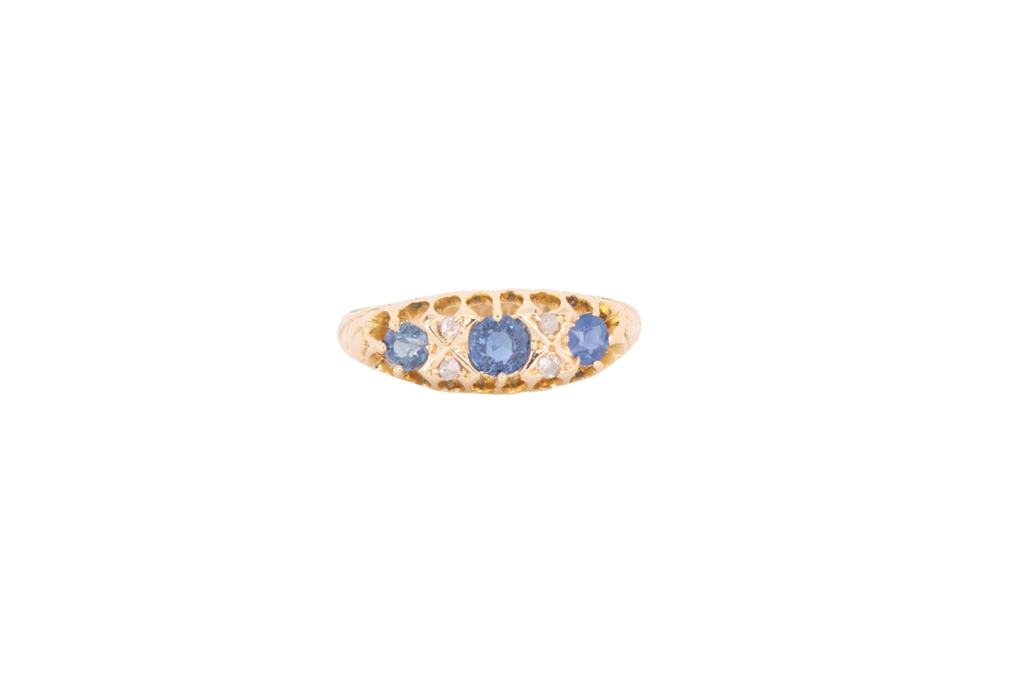 antique-edwardian-18ct-gold-diamond-and-sapphire-ring