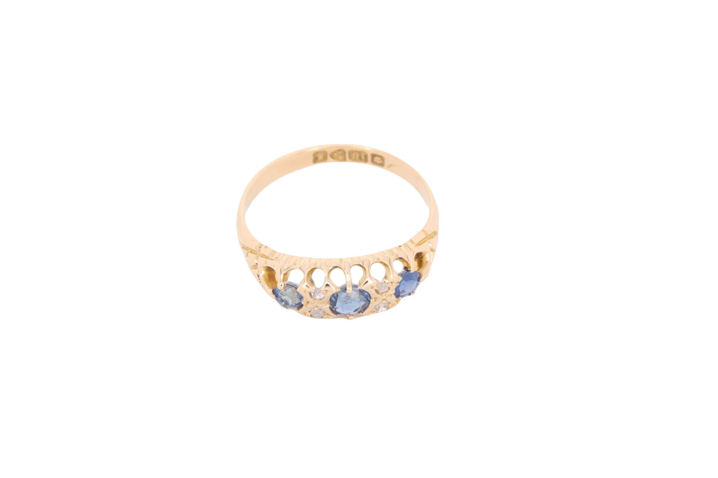 antique-edwardian-18ct-gold-diamond-and-sapphire-ring