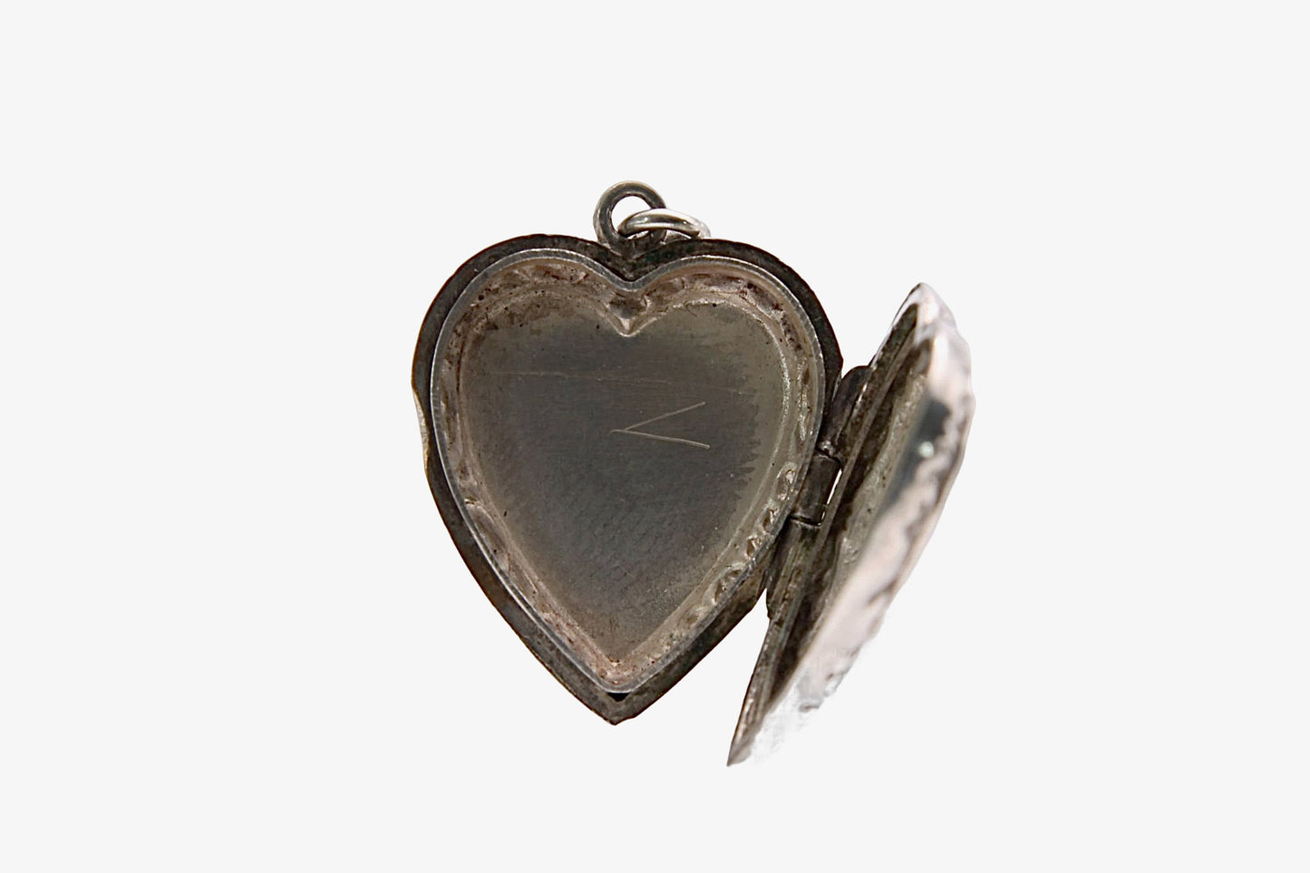 Art Deco Silver Back & Front Locket