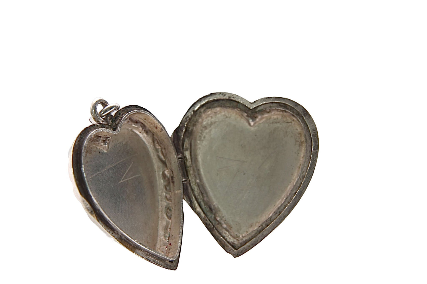 Art Deco Silver Back & Front Locket