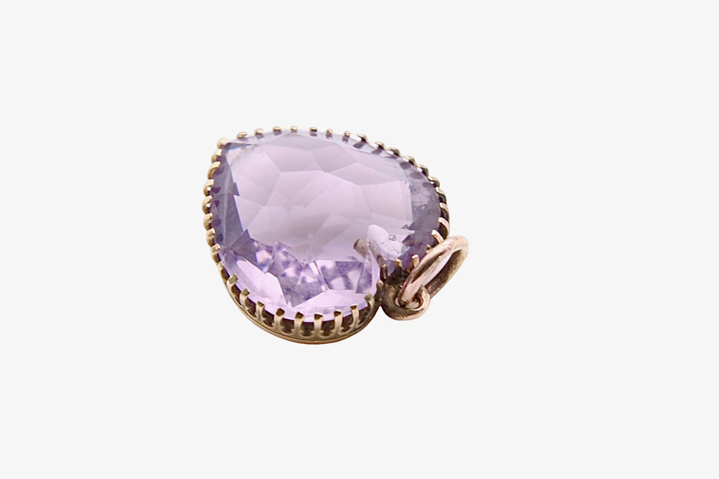 antique-victorian-9ct-gold-amethyst-heart-pendant