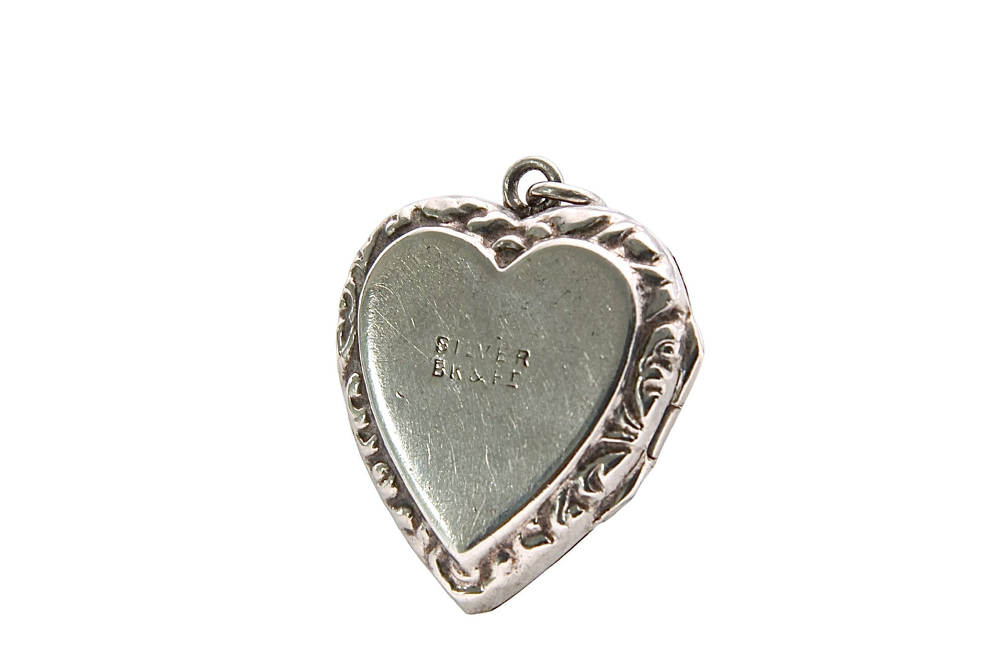 Art Deco Silver Back & Front Locket