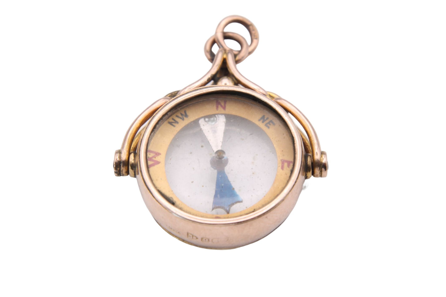 antique-edwardian-9ct-rose-gold-compass-fob-pendant