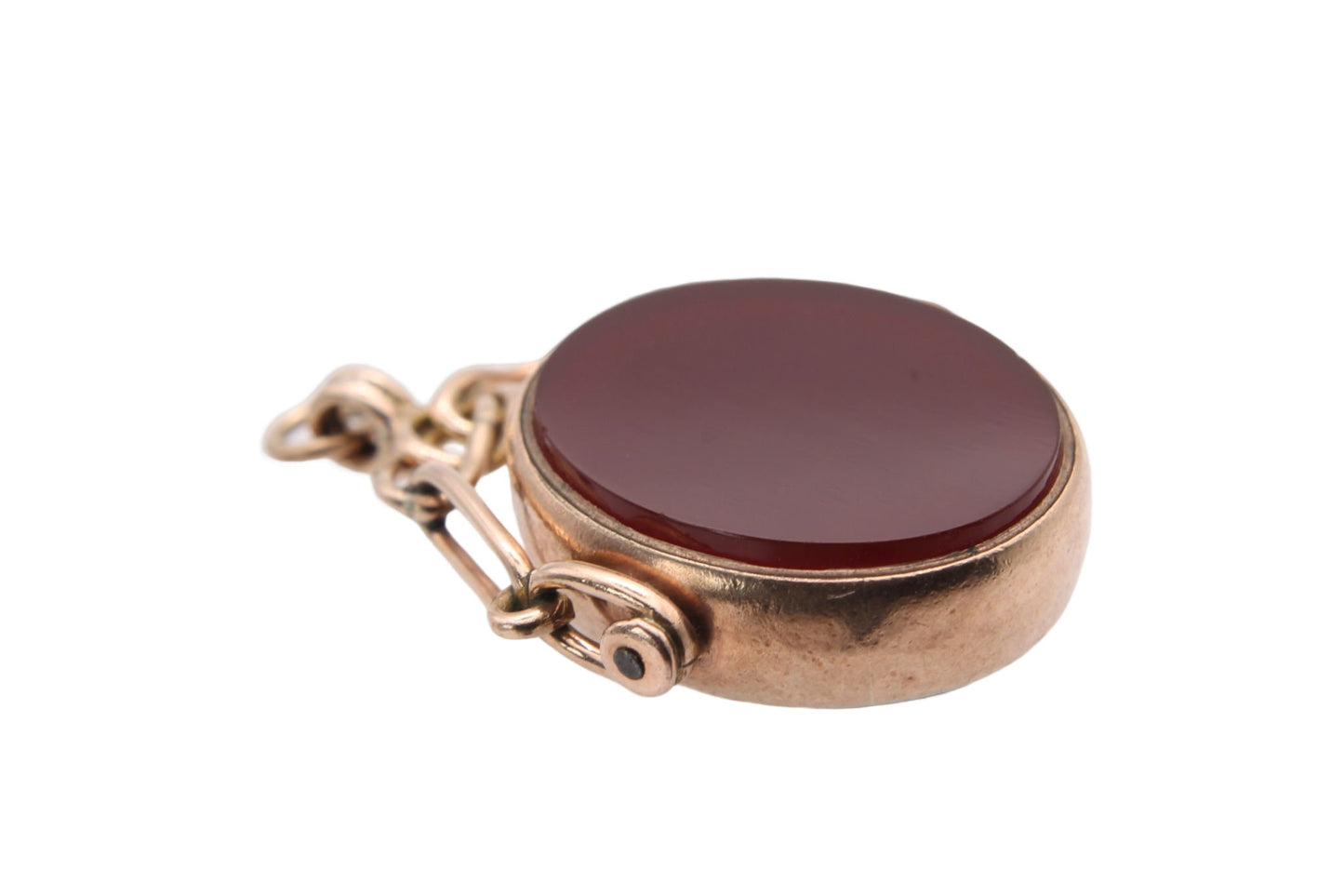 edwardian-9ct-gold-bloodstone-carnelian-swivel-pendant