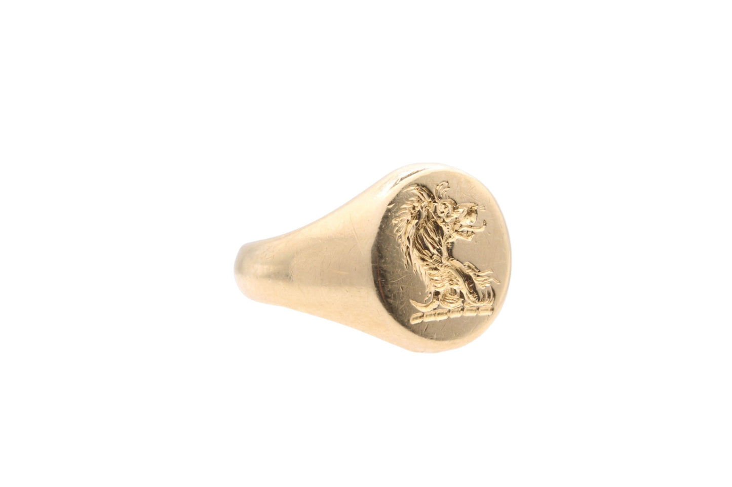 18ct-yellow-gold-signet-ring-lions-head-crest-13g