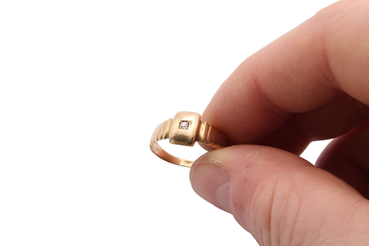 Antique-18ct-Gold-Diamond-Gypsy-Set-Ring---1887-Golden-Jubilee