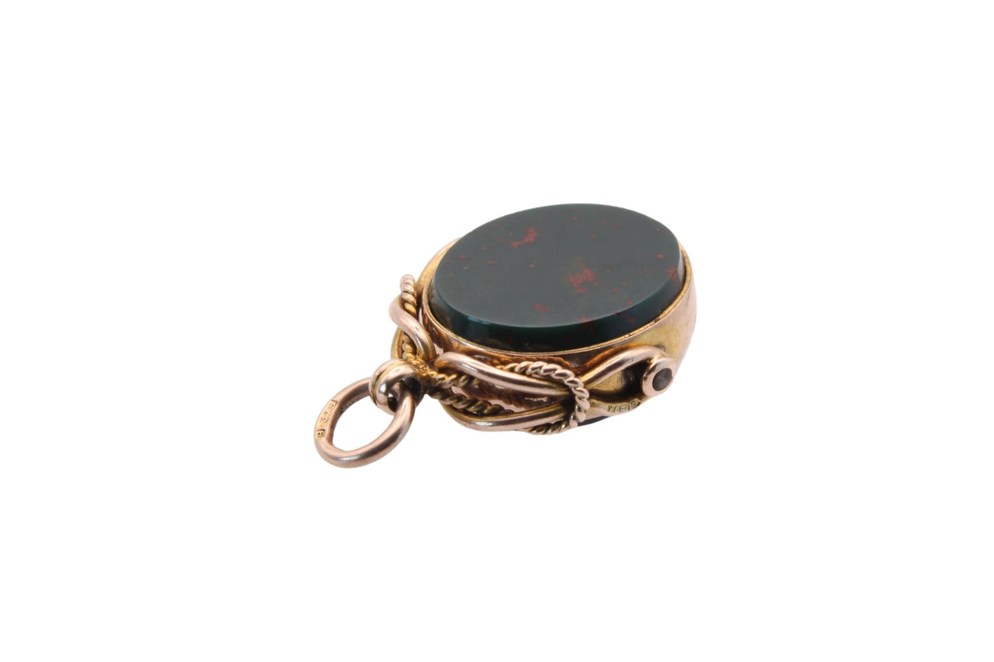 antique-9ct-gold-bloodstone-onyx-spinner-fob-pendant