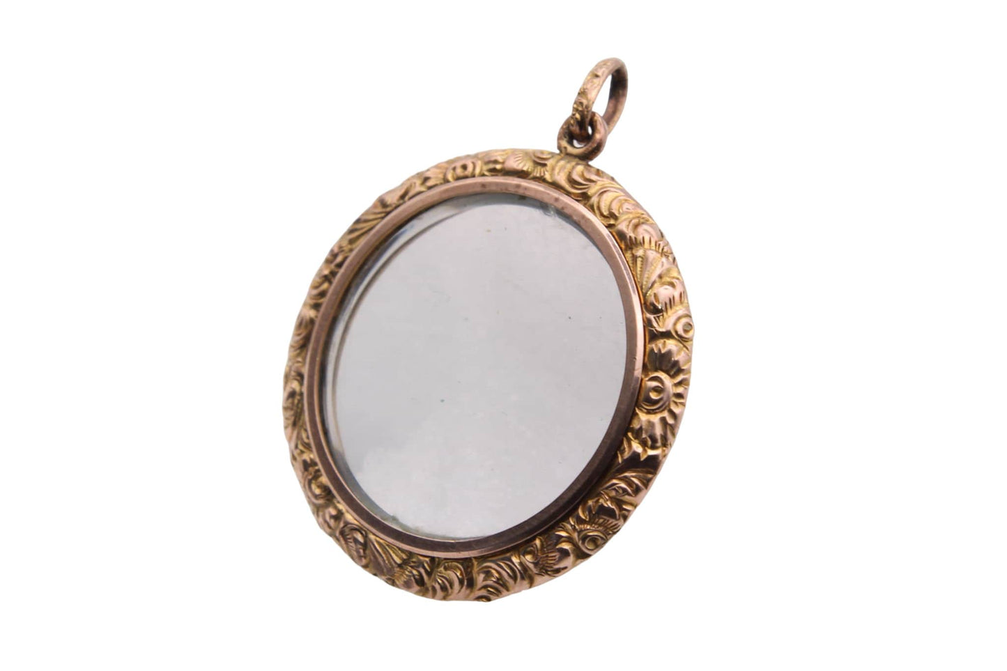 large-antique-chased-9ct-gold-glass-pendant-locket
