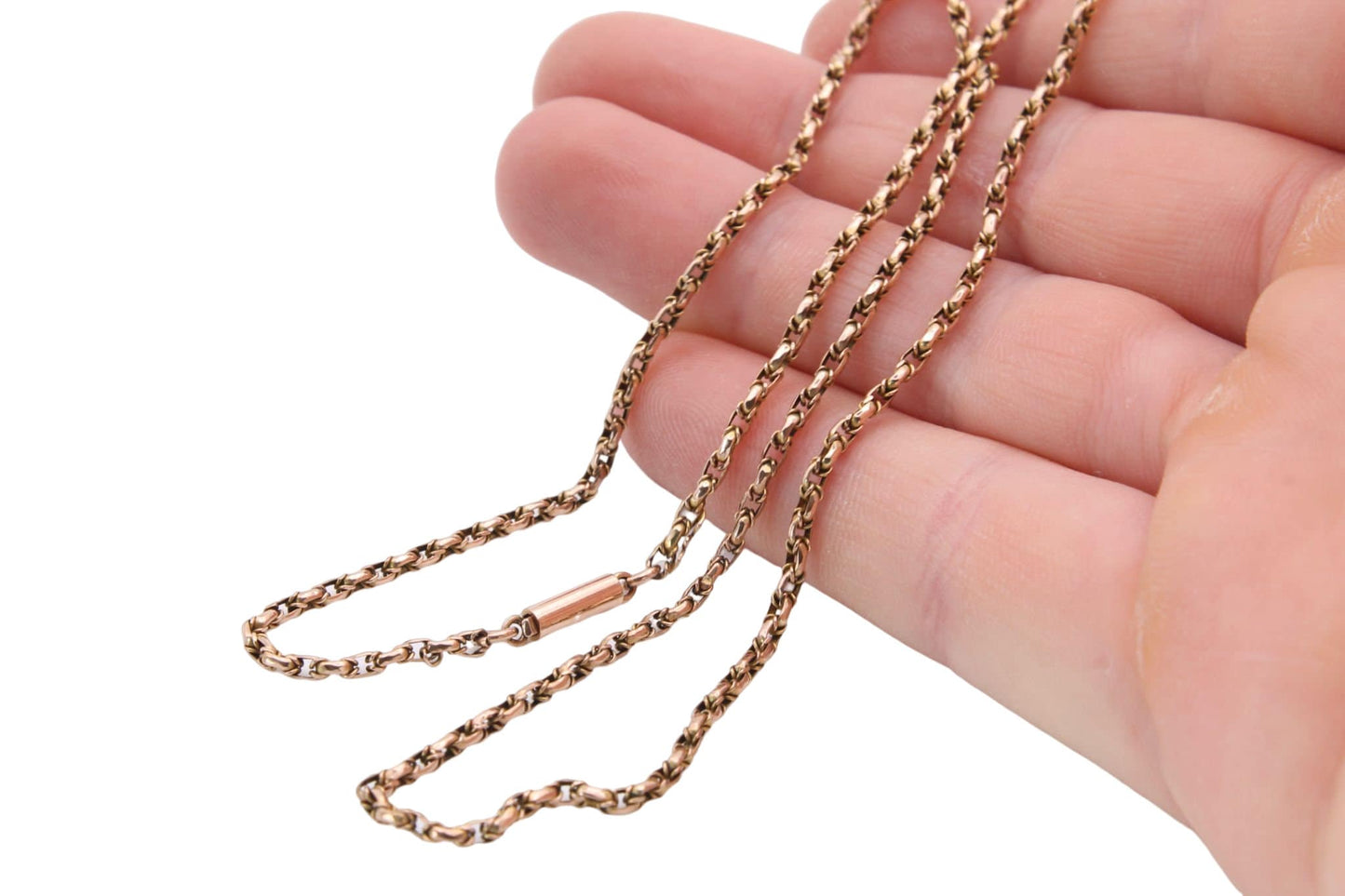 antique-9ct-gold-fancy-link-necklace-18-5