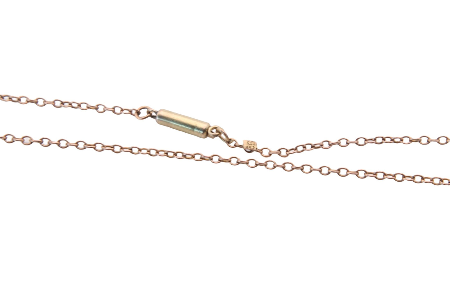 antique-9ct-gold-dainty-rolo-link-necklace-chain