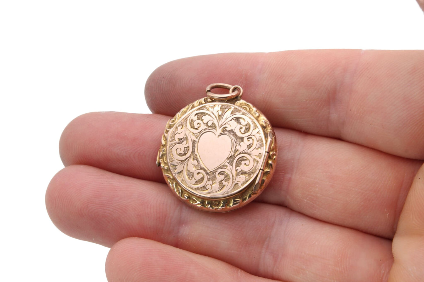 antique-edwardian-9ct-gold-triple-opening-locket