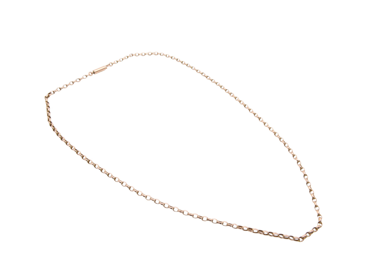 antique-9ct-gold-belcher-link-barrel-clasp-necklace