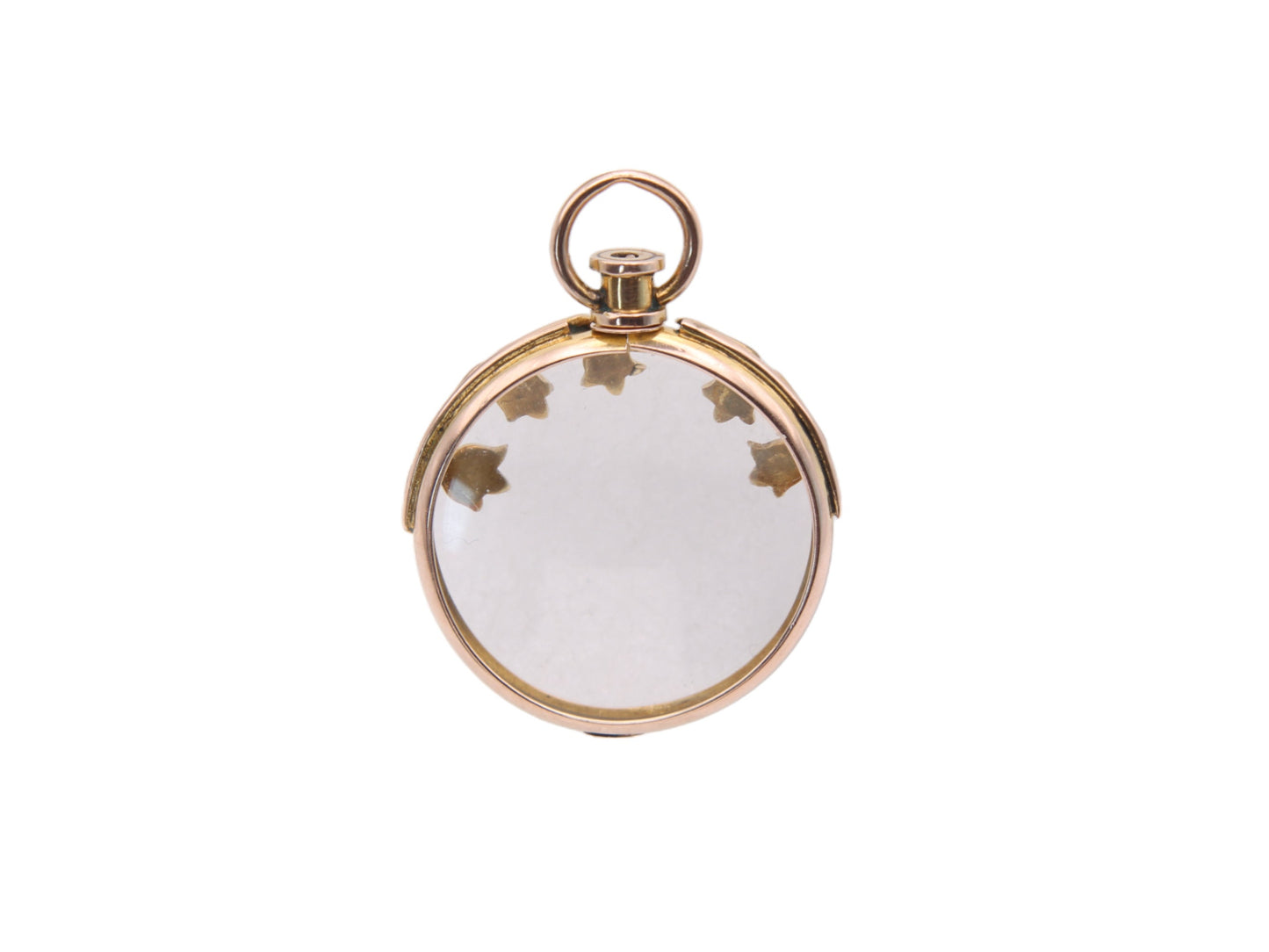 antique-9ct-gold-ivy-pearl-turquoise-glass-locket-pendant