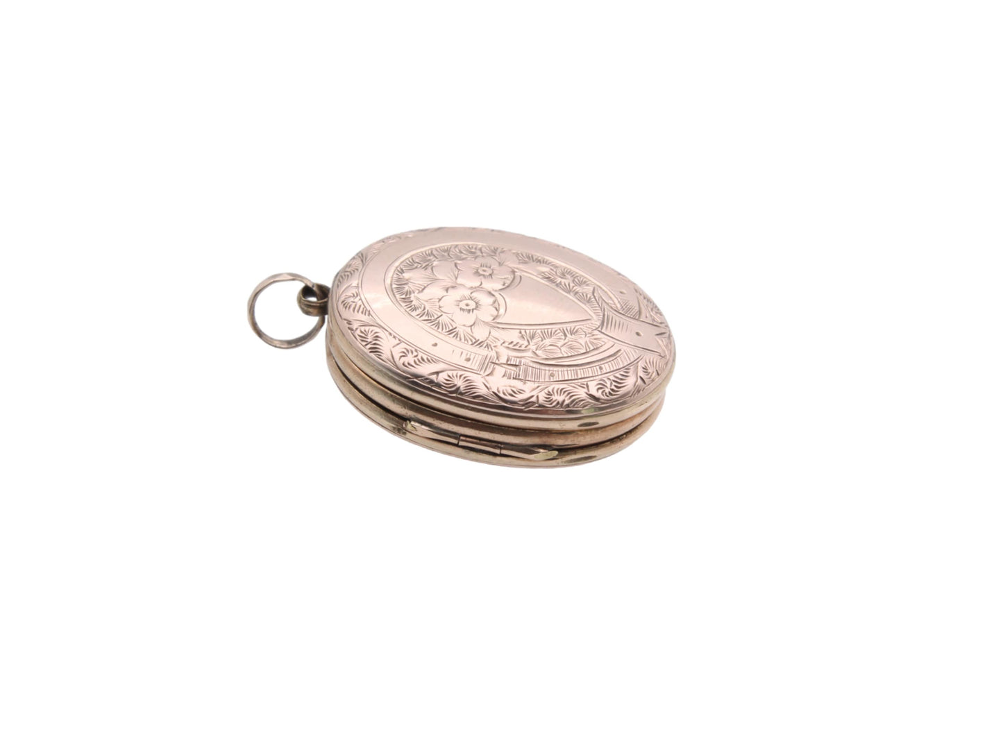 Antique Victorian 9ct Gold Double Opening Locket