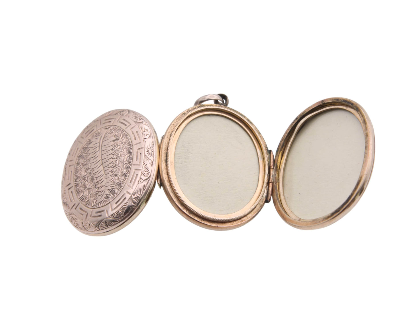 Antique Victorian 9ct Gold Double Opening Locket